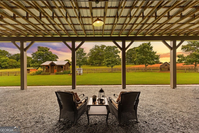 290 Weldon Rd, Fayetteville, GA 30215 - view of patio with fence