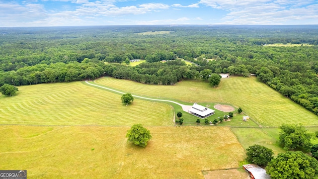 290 Weldon Rd, Fayetteville, GA 30215 - bird's eye view featuring a forest view