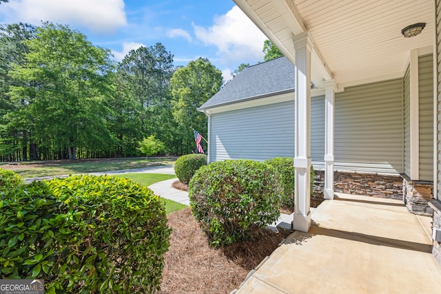 160 Evans Dr, Bogart, GA 30622 - view of porch