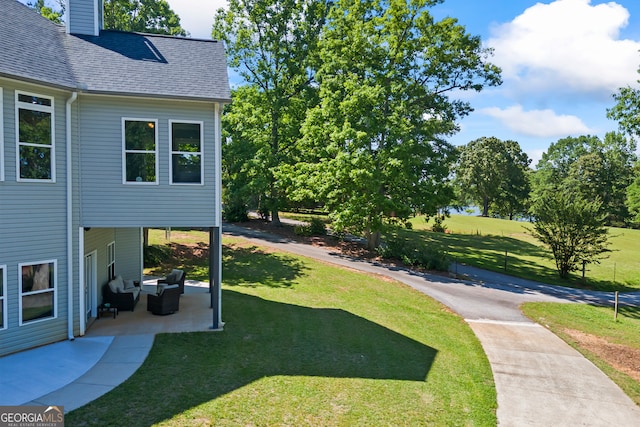 160 Evans Dr, Bogart, GA 30622 - view of grassy yard featuring a patio