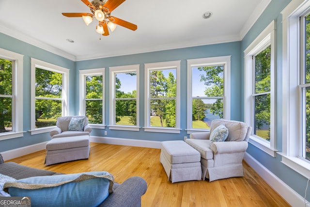160 Evans Dr, Bogart, GA 30622 - sunroom featuring healthy amount of natural light, wood finished floors, ornamental molding, and baseboards