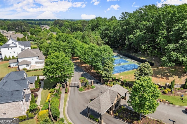 738 Creekside Bnd, Alpharetta, GA 30004 - birds eye view of property featuring a residential view