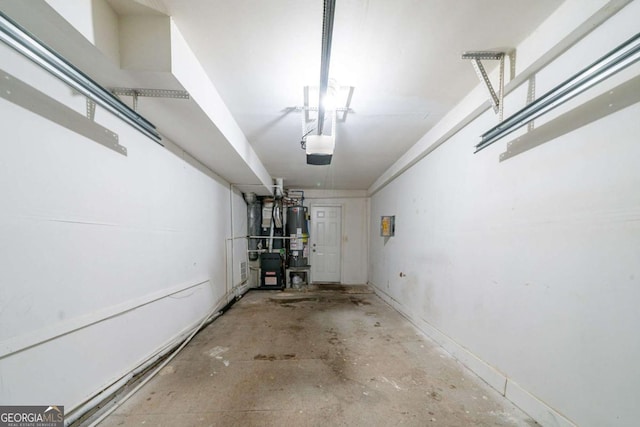 744 Brittany Ct, Stone Mountain, GA 30083 - garage with water heater
