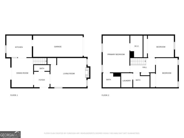 744 Brittany Ct, Stone Mountain, GA 30083 - floor plan
