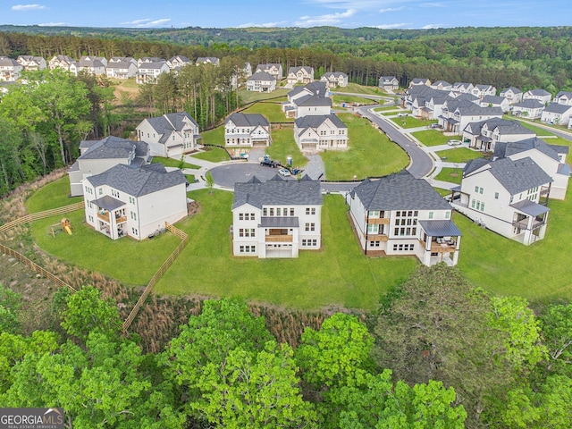 4039 Tallow Pl, Woodstock, GA 30188 - aerial view of residential area featuring a forest