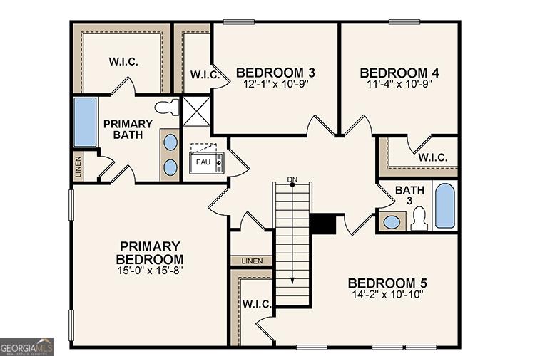 404 Clayton Scott St, Warner Robins, GA 31088 - view of property floor plan