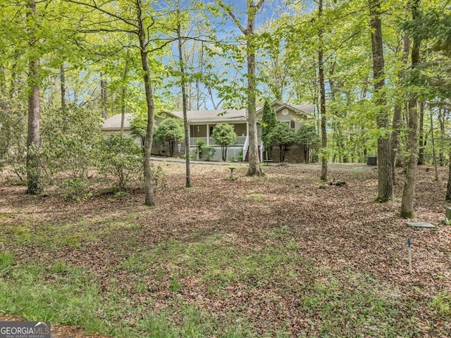 view of yard