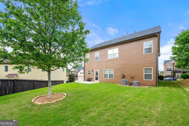 3755 Lake Haven Way, Atlanta, GA 30349 - back of house featuring a patio and central air condition unit