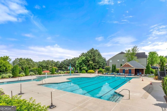 3755 Lake Haven Way, Atlanta, GA 30349 - community pool featuring fence and a patio