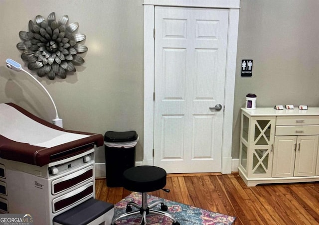 394 Broad St, Milledgeville, GA 31062 - sitting room with wood finished floors