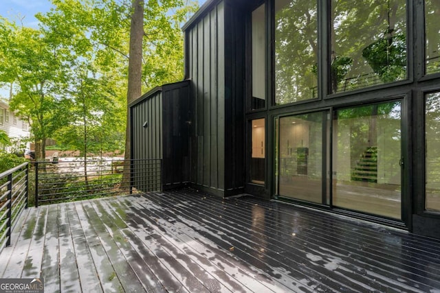 5020 Vallo Vista Ct, Atlanta, GA 30342 - view of wooden terrace