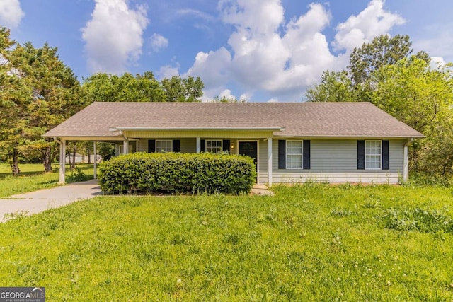 67 Jennifer Ln, Rydal, GA 30171 - view of front facade with driveway and a carport