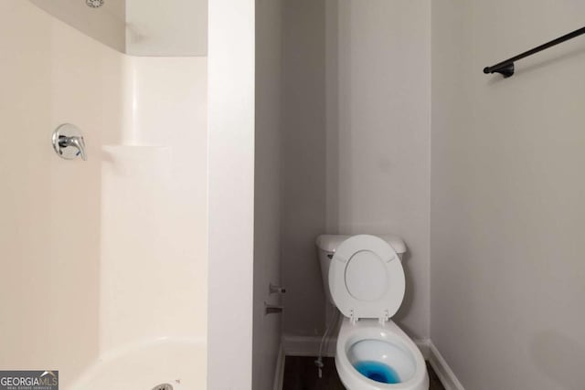 67 Jennifer Ln, Rydal, GA 30171 - bathroom with a shower stall and baseboards
