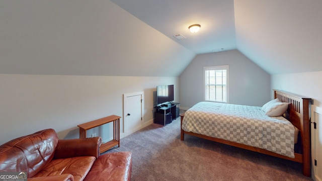 1202 Shiva Blvd, Winder, GA 30680 - carpeted bedroom with lofted ceiling