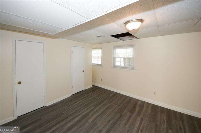 1616 W Kellogg Cir, Douglasville, GA 30134 - unfurnished bedroom with baseboards, a closet, and wood finished floors