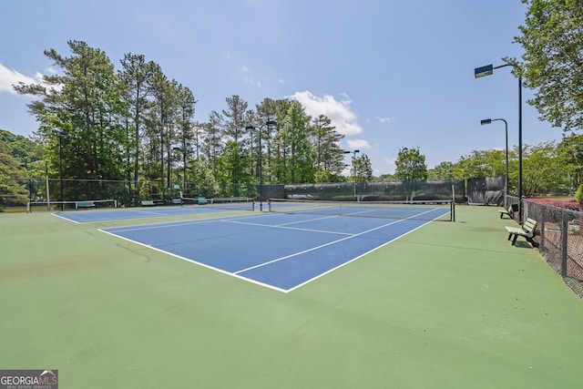 4810 Duncans Lake Dr, Buford, GA 30519 - view of tennis court with community basketball court