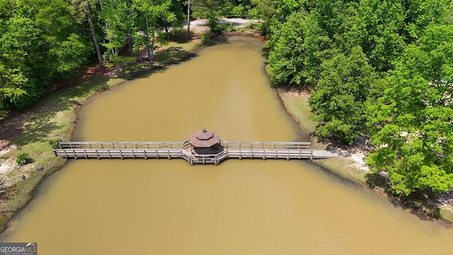 4810 Duncans Lake Dr, Buford, GA 30519 - drone / aerial view of a large body of water
