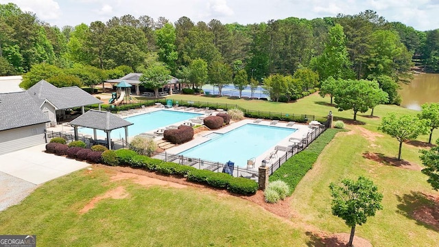4810 Duncans Lake Dr, Buford, GA 30519 - community pool with a gazebo
