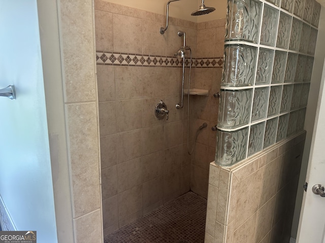 full bath featuring walk in shower