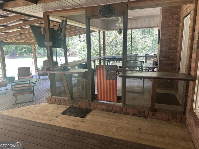 view of deck
