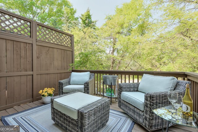 view of deck
