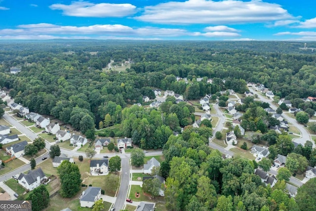 3238 Sharp Creek Ln, Buford, GA 30519 - birds eye view of property featuring a residential view and a forest view