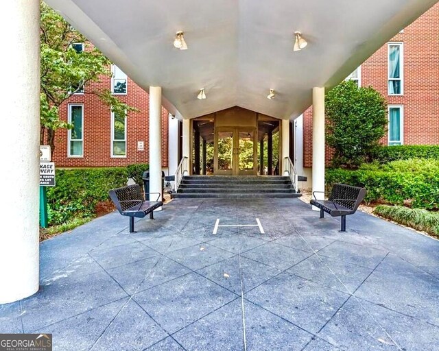 3060 Pharr Ct N Unit 607, Atlanta, GA 30305 - view of patio featuring french doors
