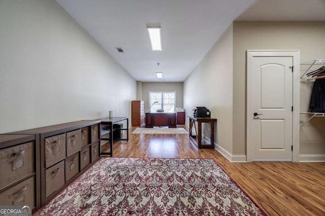 431 Tralee Ct, Statham, GA 30666 - office area with wood finished floors and baseboards