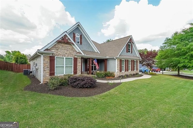 17 Lexington Ct, Dallas, GA 30157 - view of front of property featuring stone siding