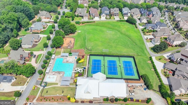 1898 Sam Snead Dr, Braselton, GA 30517 - aerial view with a residential view