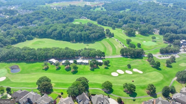 1898 Sam Snead Dr, Braselton, GA 30517 - drone / aerial view with golf course view