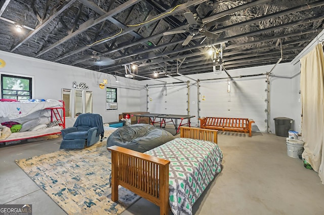 100 Tanglewood Rd, Eatonton, GA 31024 - interior space with unfinished concrete flooring and a garage