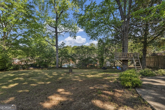 3813 Wingate Dr, Columbus, GA 31909 - view of yard featuring fence