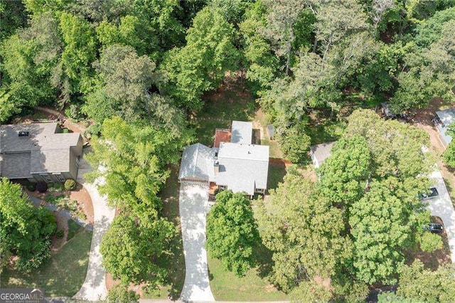 drone / aerial view