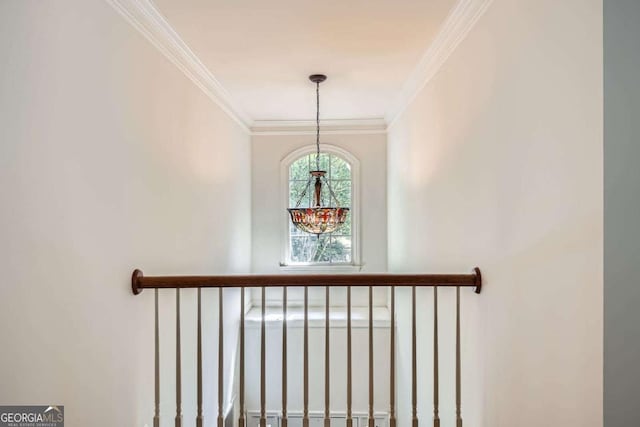1259 Crescentwood Ln, Decatur, GA 30032 - interior details featuring an inviting chandelier and ornamental molding