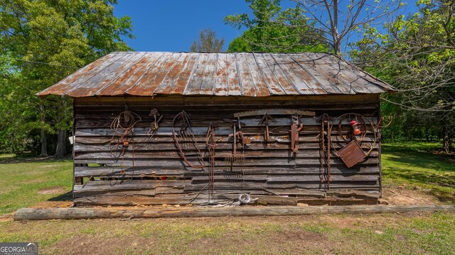 view of outbuilding with an outdoor structure