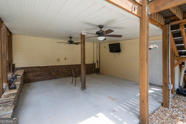 96 Grover Way, Dallas, GA 30157 - view of patio with ceiling fan