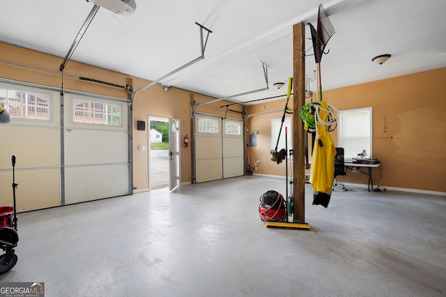 96 Grover Way, Dallas, GA 30157 - garage with baseboards