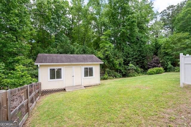96 Grover Way, Dallas, GA 30157 - view of yard with an outdoor structure