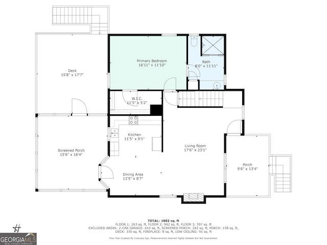 96 Grover Way, Dallas, GA 30157 - home floor plan