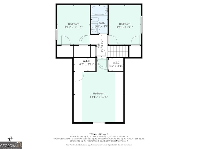 96 Grover Way, Dallas, GA 30157 - property floor plan