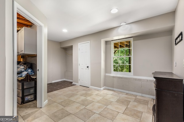 588 Peachtree Dr SE, White, GA 30184 - entryway with baseboards and recessed lighting