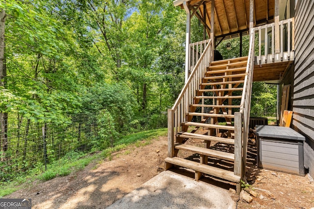 588 Peachtree Dr SE, White, GA 30184 - view of staircase