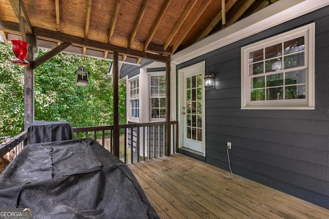 588 Peachtree Dr SE, White, GA 30184 - view of wooden terrace