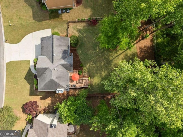 1126 Gate Post Ct, Powder Springs, GA 30127 - birds eye view of property