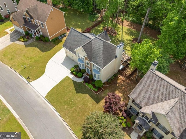 1126 Gate Post Ct, Powder Springs, GA 30127 - birds eye view of property