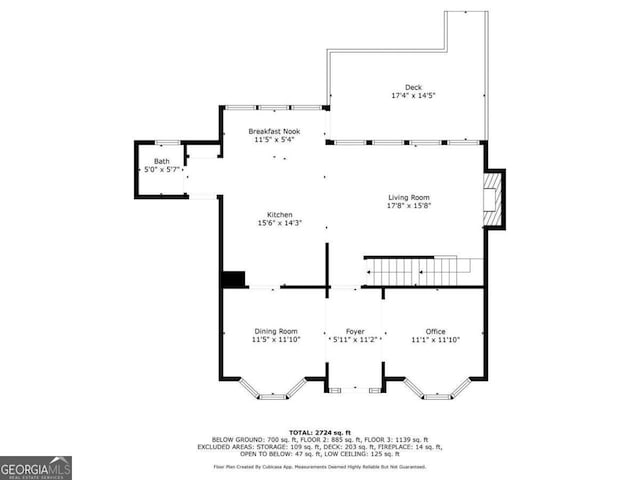 1126 Gate Post Ct, Powder Springs, GA 30127 - floor plan