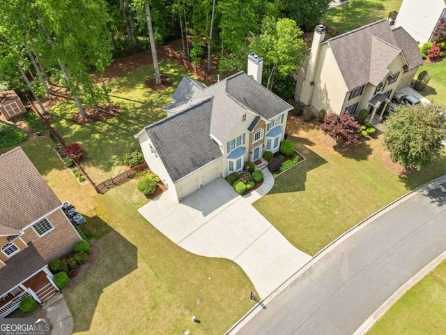 1126 Gate Post Ct, Powder Springs, GA 30127 - birds eye view of property