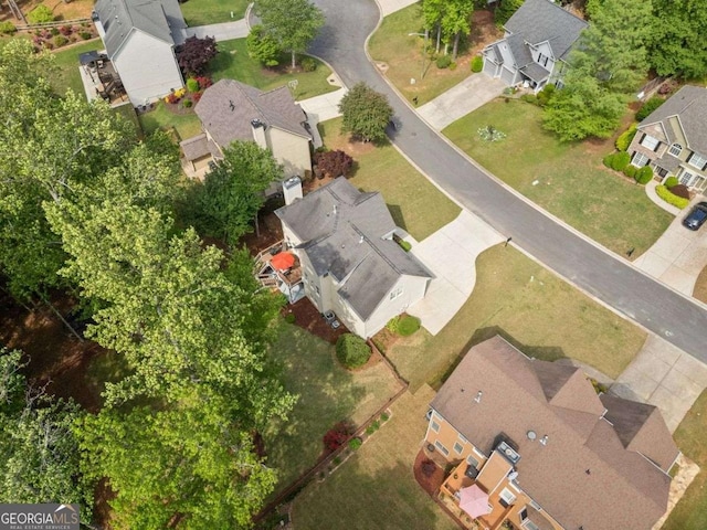 1126 Gate Post Ct, Powder Springs, GA 30127 - aerial view with a residential view