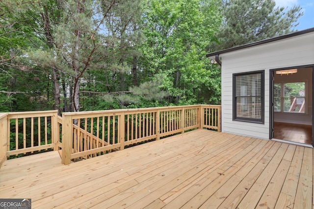 view of deck